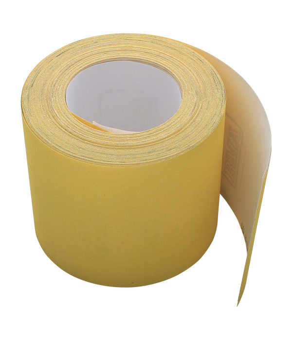 Rollo papel abrasivo, amarillo